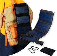 100W Solarpanel Solarmodul Akku Powerbank USB Ladegerät Camping Hessen - Bebra Vorschau