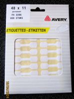 NEU 800 Etiketten Preisschilder weiß 48 x 11 mm  AVERY Bayern - Hof (Saale) Vorschau