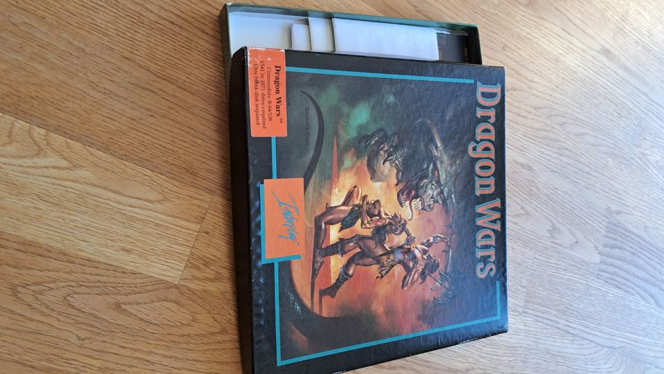 "Dragon Wars" - Spiel für Commodore 64 - Disketten (1989) in Ober-Olm