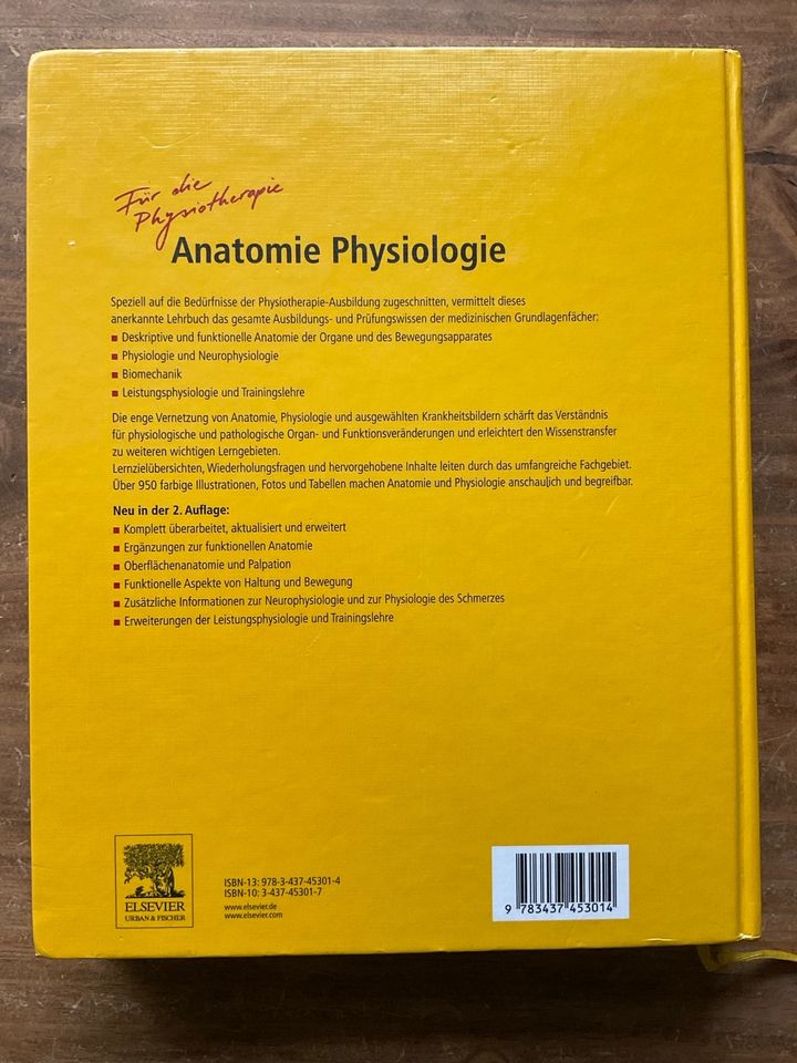 Anatomie Physiologie für die Physiotherapie in Walldorf