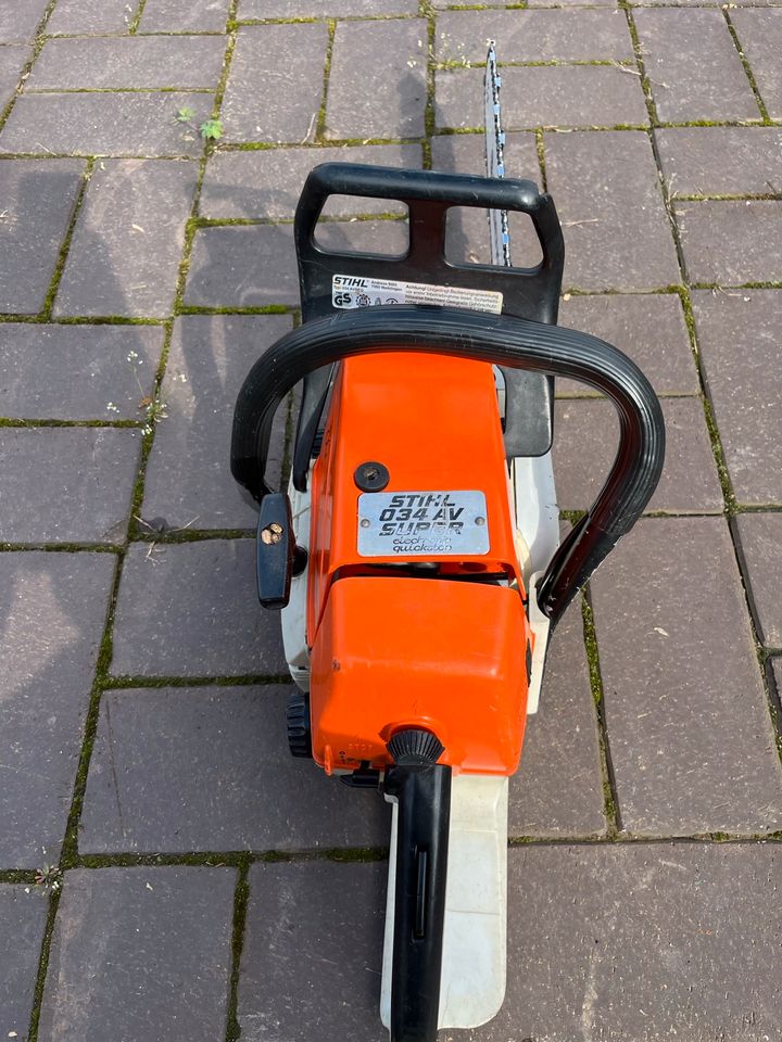 Stihl 034 AV Super Griffheizung top Zustand in Giesen