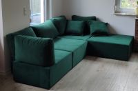 Modulares Sofa von Sklum in Samtgrün. Bis 11.06. verfügbar! Brandenburg - Brieselang Vorschau