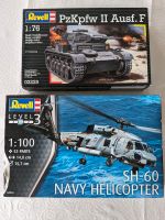 Neu Revell pzkpfw II Ausf. F 1:76+ SH-60 navy Helicopter 1:100 Hessen - Rodgau Vorschau