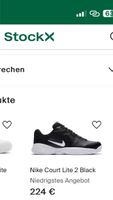 Nike Court Lite 2 Schwarz Weiß 43 Baden-Württemberg - Herbrechtingen Vorschau