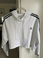 Adidas Sweatshirt, Hoodie in Gr. 38/ M, Weiß-Kurze oversized Form Hessen - Marburg Vorschau