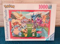 Pokemon 1000 Teiliges Puzzle Kräft. Ravensburger 70cmX50cm (Neu) Nordrhein-Westfalen - Dorsten Vorschau