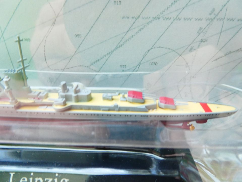 Kriegsschiff Model Leichter Kreuzer Leipzig in Rellingen