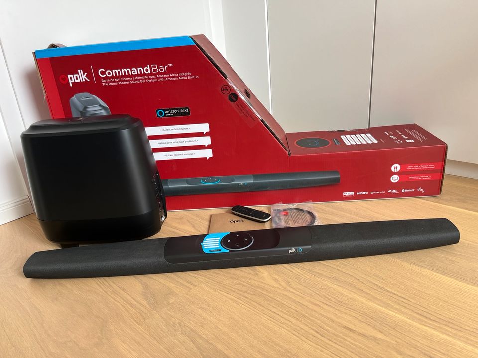 Polk Command Bar Soundbar OVP wie neu Alexa 4K HDR WLAN in Ascheberg