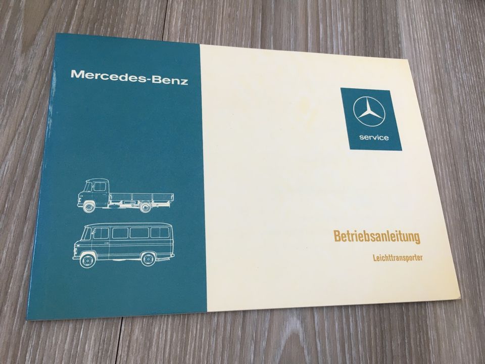 Mercedes Benz Betriebsanleitung/Wartungsheft L 206D / L 306D 1975 in Wutöschingen