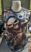 Langarmshirt Größe L bis XL Totenkopf Motiv all over ca. 73cm lan Bayern - Ruderting Vorschau