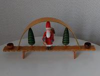 Kerzenhalter aus der DDR mit Weihnachtsmotiv Sachsen - Wolkenstein Vorschau