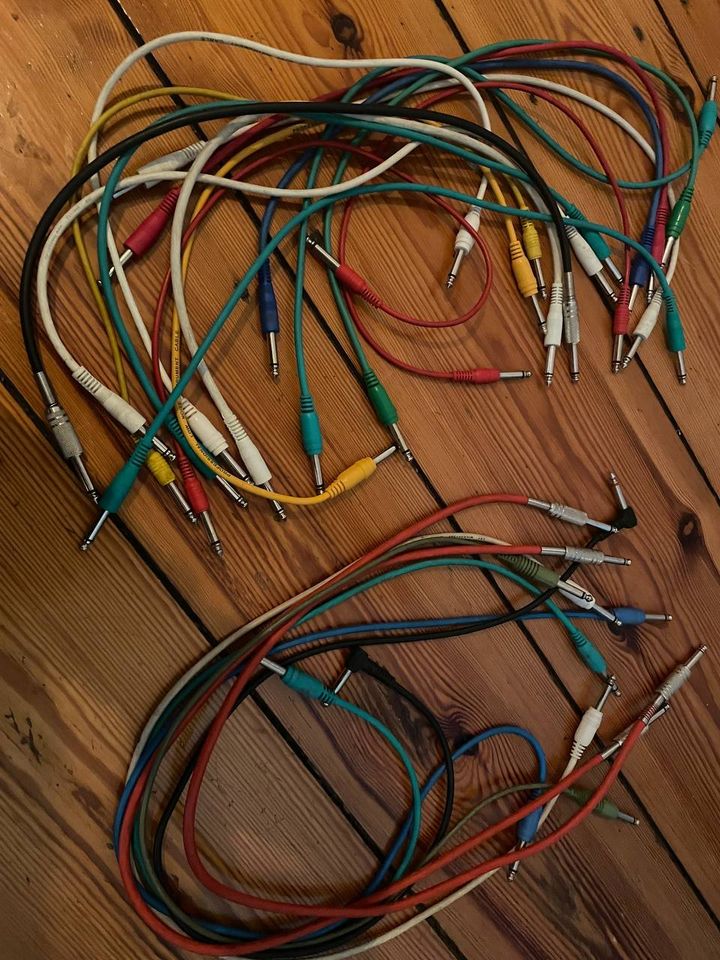 22 TS/1/4 kabel , 1m und 60 cm - instrument patchbay kabel in Berlin