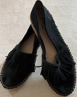 Espadrji l‘Originale Espadrilles 38 Schwarz Wildlederoptik Sachsen-Anhalt - Blankenburg (Harz) Vorschau