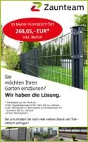 10m Doppelstabmattenzaun h=1,0m für 268,65€ Matten+Pfosten+Beton Sachsen - Radebeul Vorschau