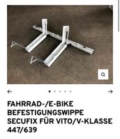 Befestigungswippe Fahrrad/ E-Bike für Vito/ V- Klasse 447/ 639 Sachsen - Gornau Vorschau