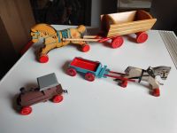Kinderspielzeug Sammlung Auto Pferd Holzssachen Puzzel Sachsen - Zwickau Vorschau