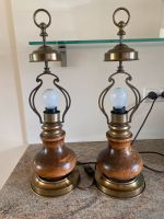 Vintage 2 Tischlampen Holz und Messing  ❗️❤️ Nordrhein-Westfalen - Willich Vorschau