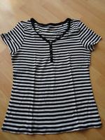 Damen T-Shirt von C&A schwarz weiß gestreift Gr L 46 Bayern - Rückersdorf Vorschau