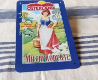 Metallschild Werbeschild Küche: Osterland Milchprodukte, Vintage Mecklenburg-Strelitz - Landkreis - Neustrelitz Vorschau