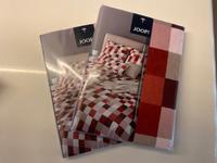 Joop Bettwäsche karriert rot rosa 80x80cm Kissen 135x200cm Decke München - Allach-Untermenzing Vorschau