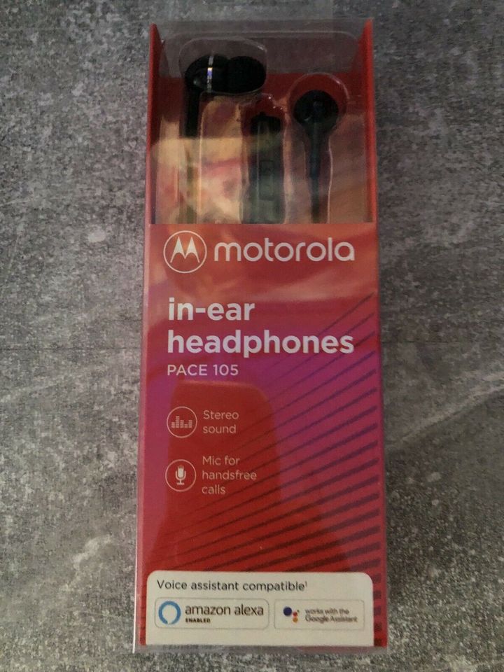 Motorola in-ear Kopfhörer in Holzweißig