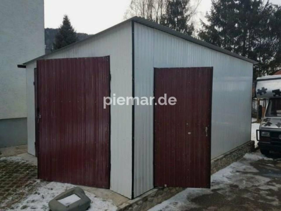 NEU Blechgarage 3x6x2,4 Fertiggarage Lager Schuppe Garagen |8399! in Schwäbisch Hall