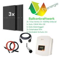 BALKONKRAFTWERK SET 1290W/1000W Solis PV Photovoltaik(drosselbar) Thüringen - Leinefelde-Worbis Vorschau