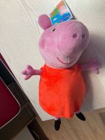 Stofftier Peppa Pig von Simba mit Schild Top!!! Nordrhein-Westfalen - Borchen Vorschau