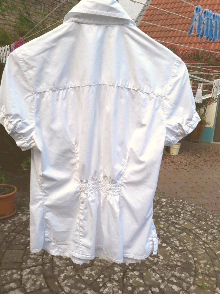QS weiße Bluse Gr 40 in Dexheim