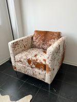 Kuhfell Sessel / wertiger Sessel mit abnehmbaren Sitzkissen Hessen - Groß-Gerau Vorschau