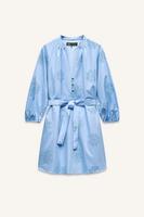Zara Kleid hellblau Lochstickerei XL 42 Bayern - Neu Ulm Vorschau
