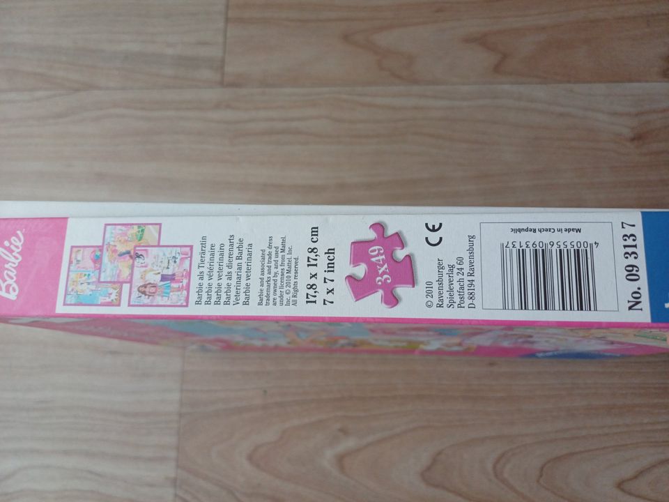 Ravensburger Puzzle Barbie Tierklinik 3 x 49 Teile für 5+ in Dortmund