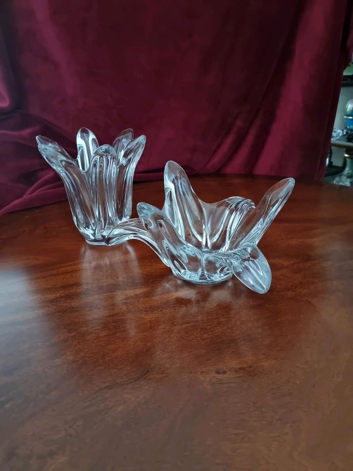 Vannes - Kristall Vase , Kristall Schale , Stück in Essen