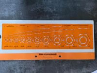 STANDARDGRAPH No. 4320 Sechskantmuttern-Schablone bis W1" Hessen - Dreieich Vorschau