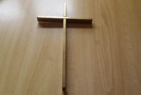 Kreuz Messing Kruzifix Wandschmuck religiös schlicht Deko Sammler Wuppertal - Vohwinkel Vorschau