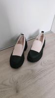 Halbschuhe Loafers chunky schwarz weiß beige Größe 39 Bayern - Augsburg Vorschau