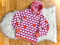 Hoodie Pullover handmade ❤️Äpfel❤️ Gr. 128 NEU pink Berlin - Köpenick Vorschau