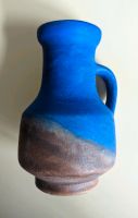 Vase Majolika,9014, stahlblau,beige, Keramik, Handarbeit, Kunst Rheinland-Pfalz - Wallmerod Vorschau