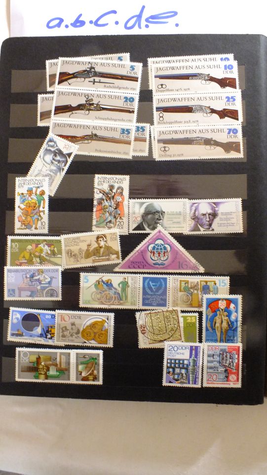 DDR / BRD Briefmarken Sammlung Teil 2 in Samtens