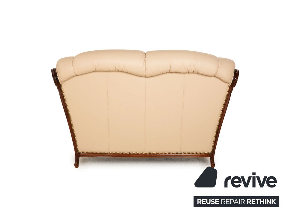 Nieri Victoria Leder Zweisitzer Beige Sofa Couch in Köln