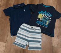 Set 3-teilig T-Shirt + Poloshirt + kurze Hose - Gr. 92 Baden-Württemberg - Empfingen Vorschau