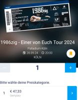 1986zig Köln Tickets Konzert Nordrhein-Westfalen - Hemer Vorschau