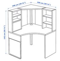 Ikea Eckarbeitsplatz - Ecktisch - Micke Berlin - Reinickendorf Vorschau