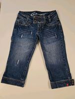 Edc Esprit Jeans Capri Caprihose blau used Look 36 Hose Wandsbek - Hamburg Farmsen-Berne Vorschau