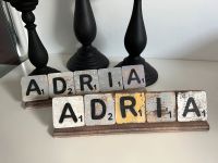 Deko Adria Buchstaben Scrabble Schriftzug Nordrhein-Westfalen - Wermelskirchen Vorschau