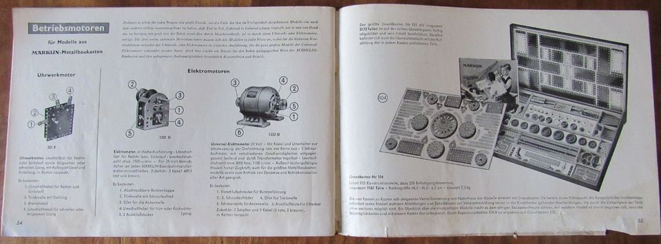 alter Märklin Katalog ; ohne Umschlagblatt in Heidelberg