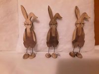 3× Osterhasen , Hasenfiguren aus Holz Essen - Bergerhausen Vorschau