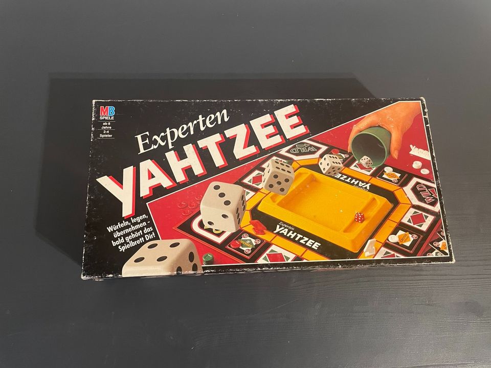 MB Spiele - Experten Yahtzee - 1992 kniffel Gesellschaftsspiel in Friedland