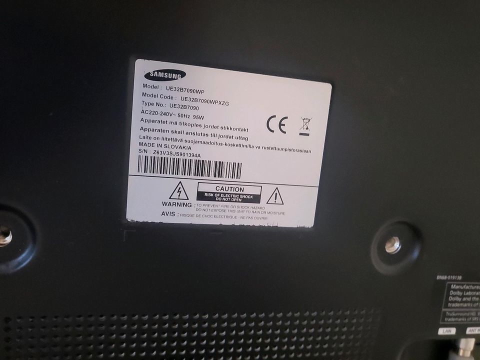 Samsung UE32B7090WP, 81.3 cm "32" in Weyhausen