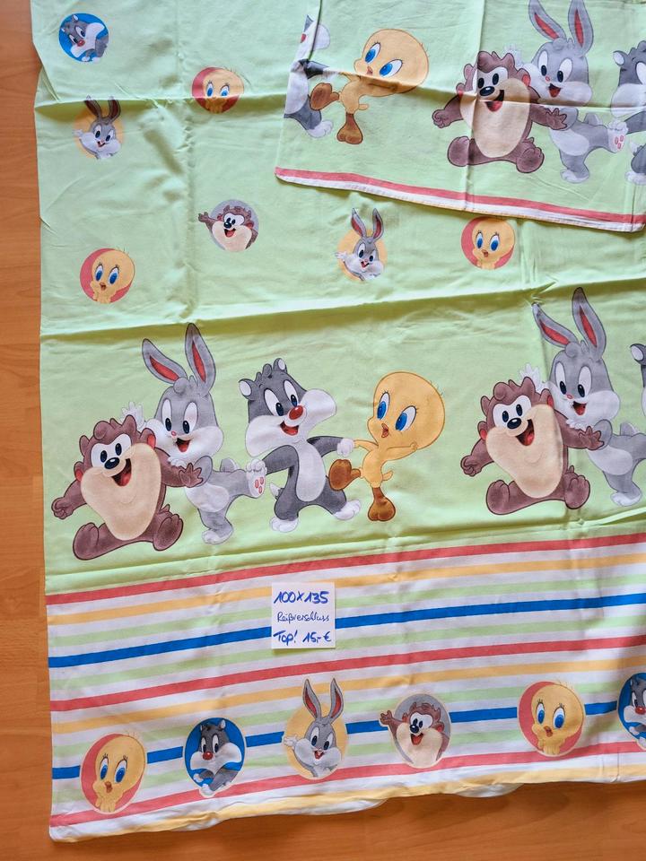 Top! Looney Tunes Bettwäsche 100×135cm Junge/Mädchen/neutral in Flensburg